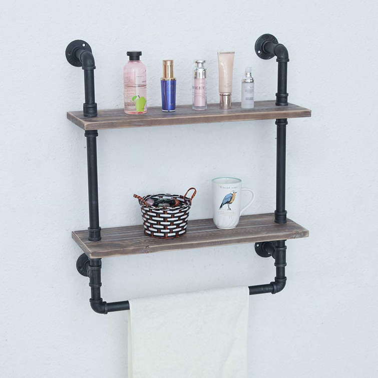 Industrial Bathroom Shelves over Toilet Everything Bathroom